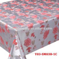 double golden film table cloth